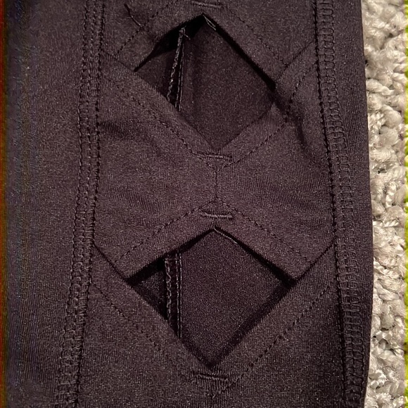 (2) Justice Leggings 14/16 Long and Cropped - Picture 4 of 7